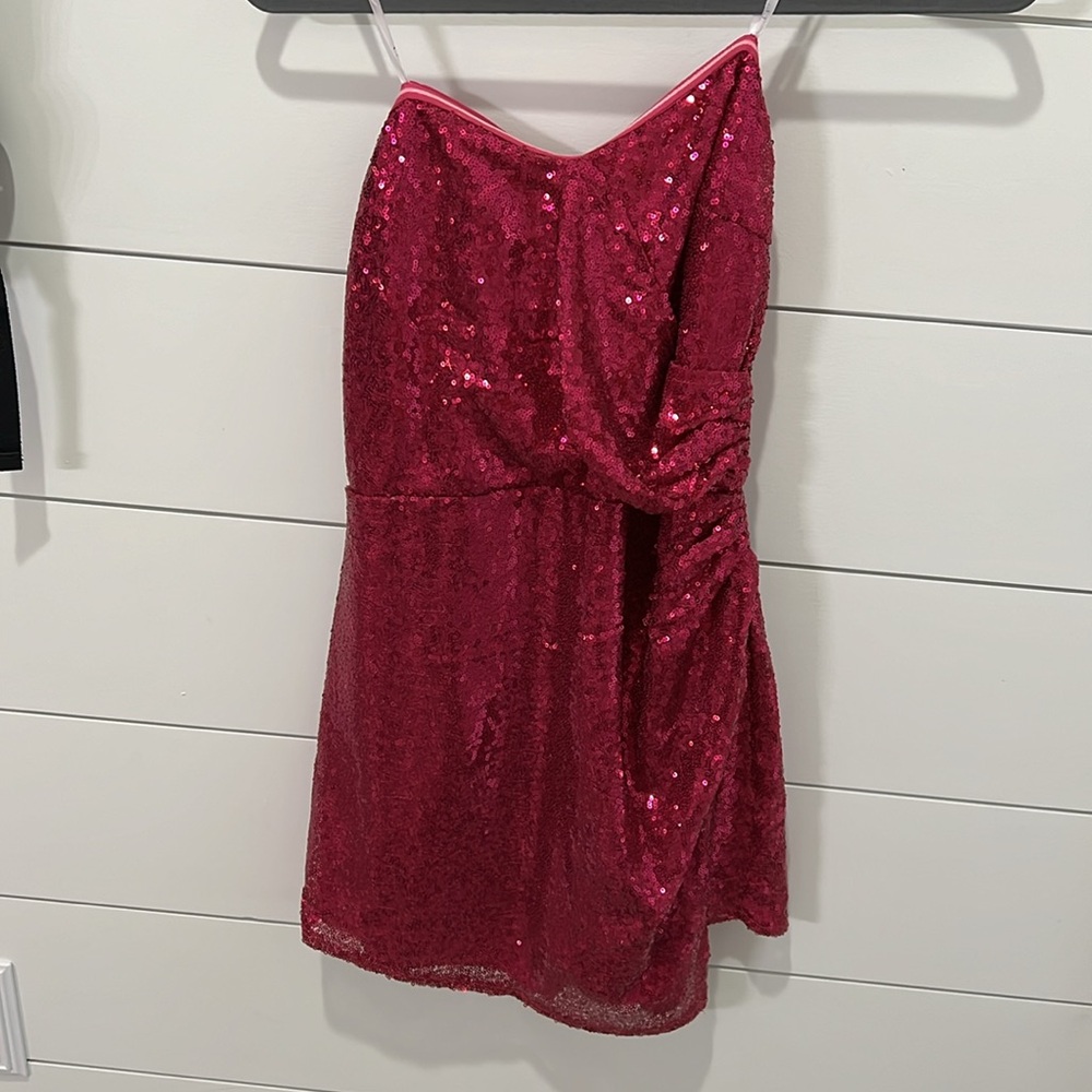 Lulus Sequined Strapless Romper - image 2